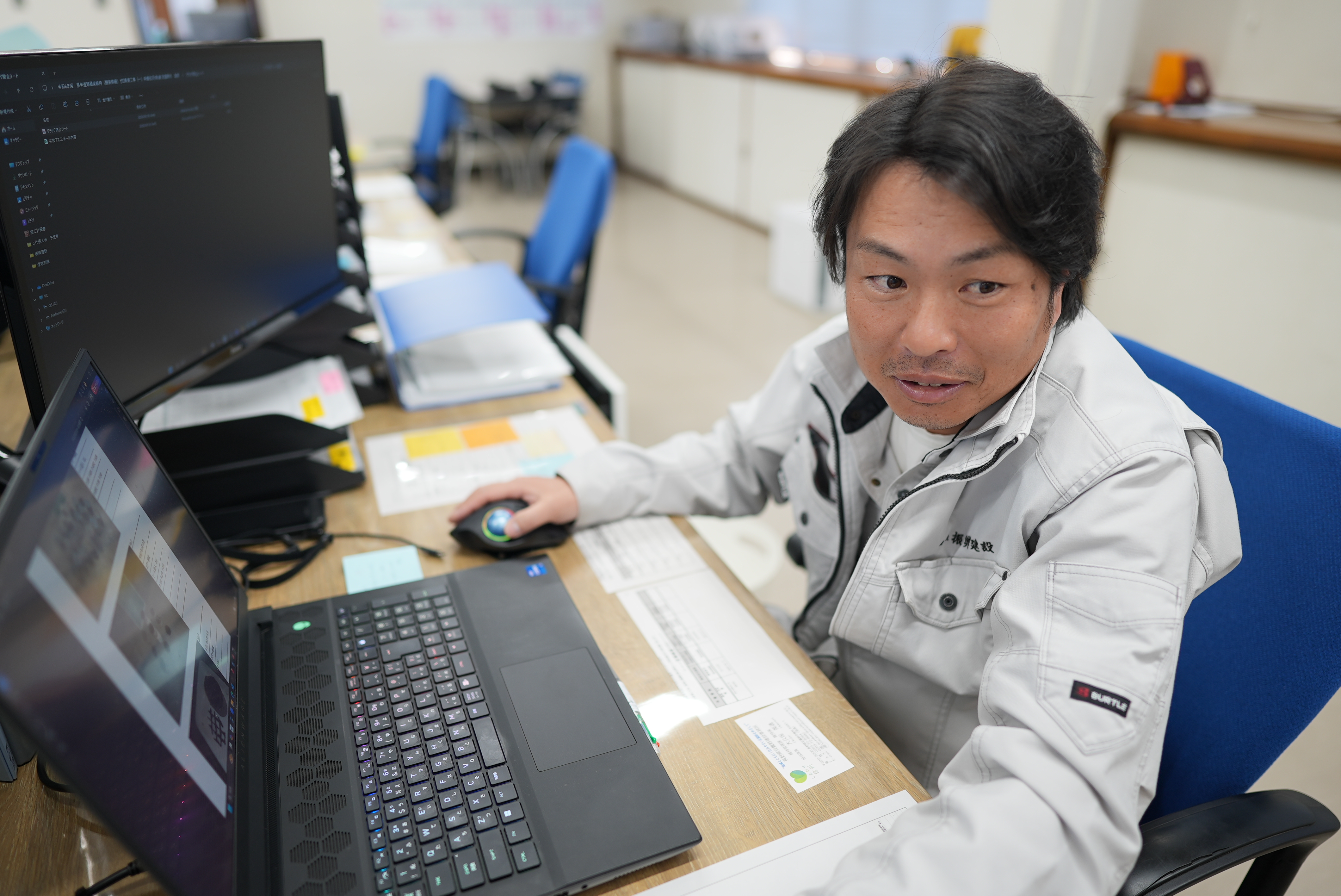 土木工事の施工管理職